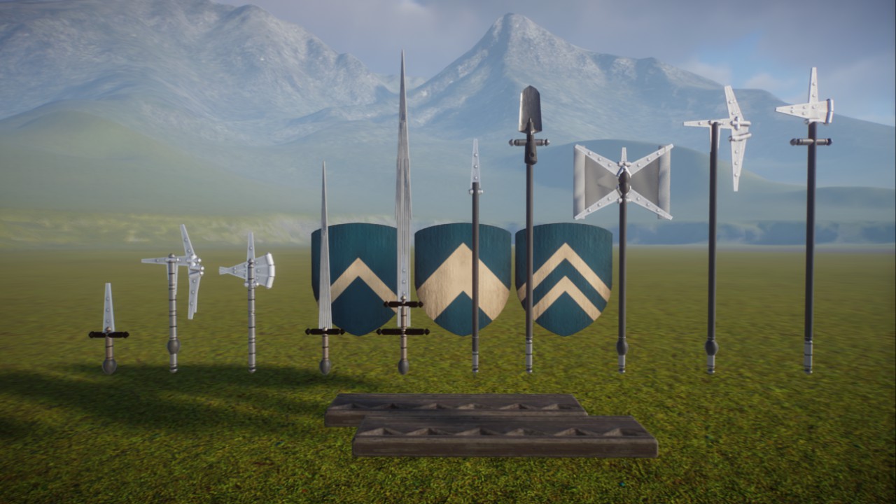Medieval/Skyrim Weapon Set
