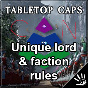 汉化Tabletop Caps - Unique Lord & Faction Rules - Submod CN preview