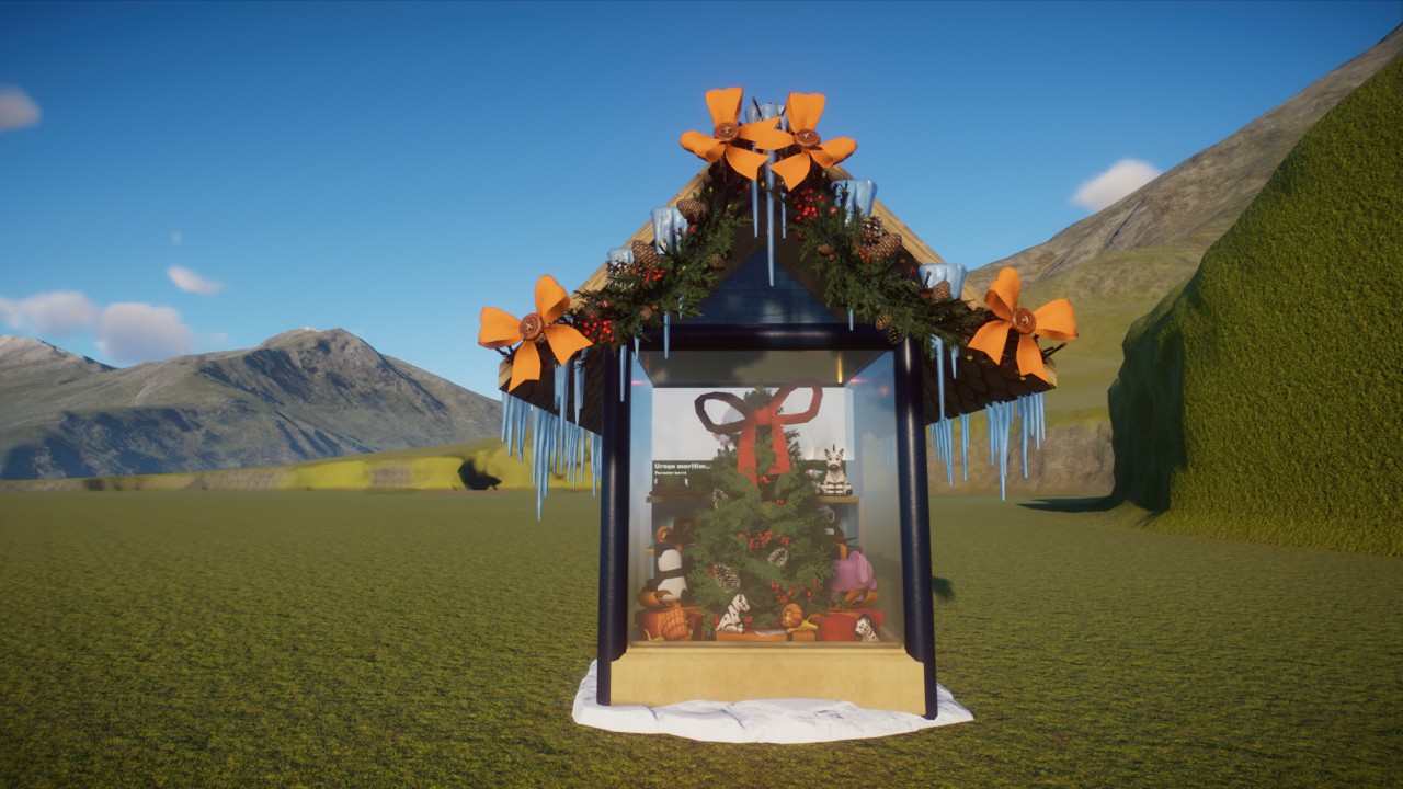 December Light Advert Box