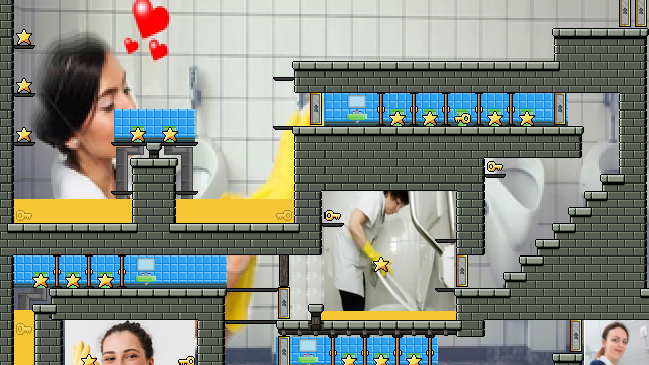Toilet cleaning fun