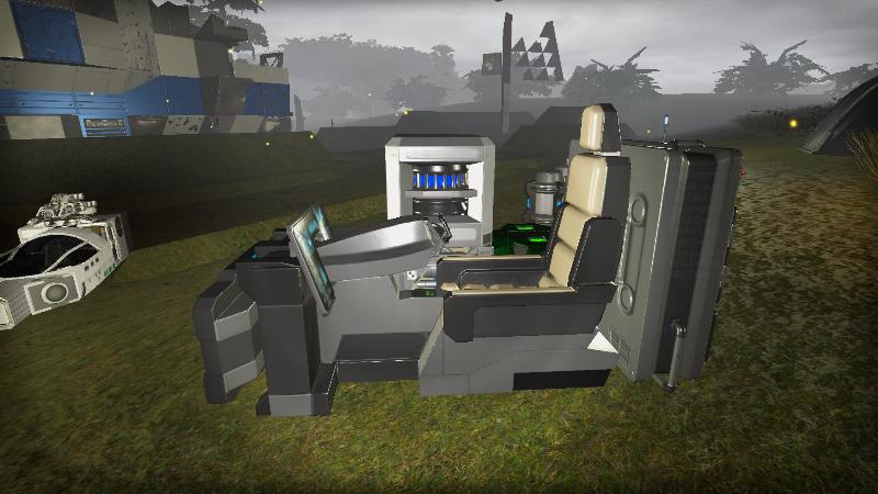 compact mini HV with med station, dock to your sv and take heals with you