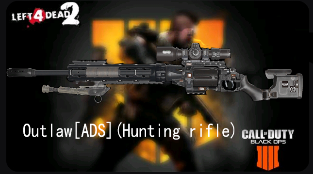 BO4 Outlaw[ADS] (Hunting rifle) [Rapid Fire attachment]
 preview