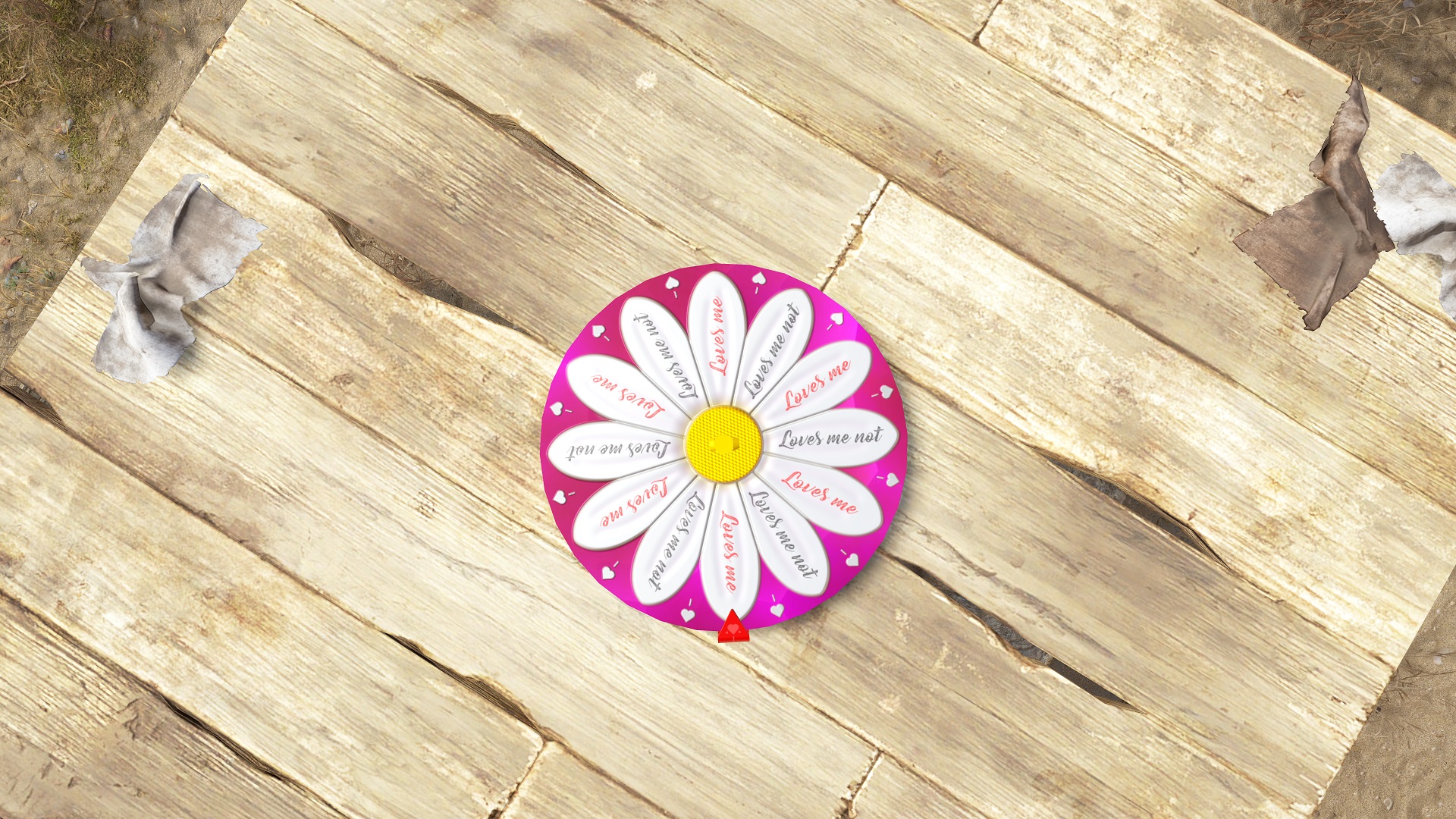 Loves me Loves me Not Spinning Wheel thumbnail 2