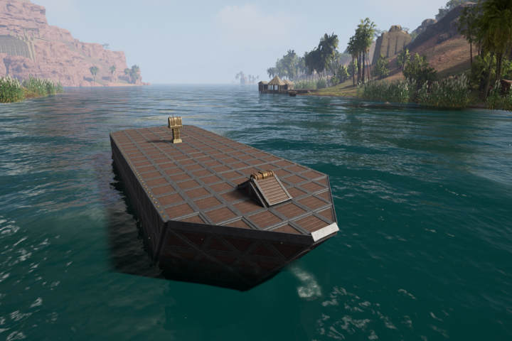 single deck small wooden ship – Soulmask Mod