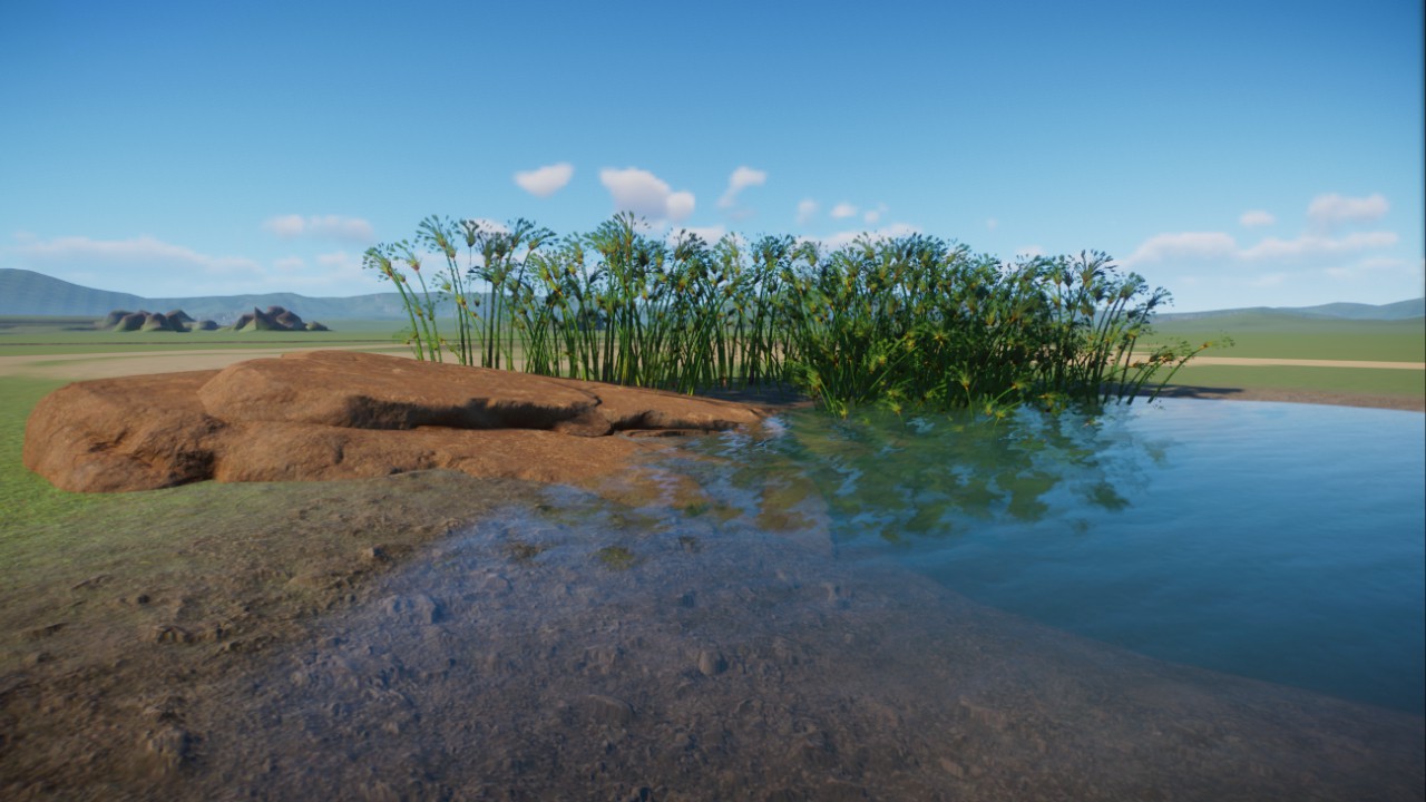African riverside cluster