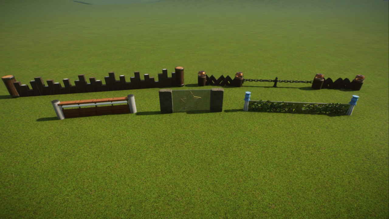 Custom railings/fences (with lights)