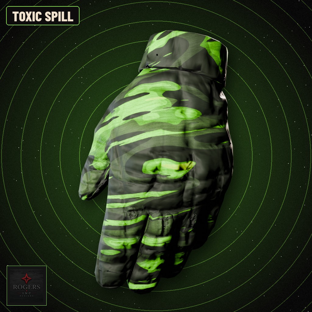 Toxic Spill Tactical Gloves