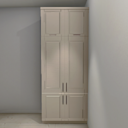 Linnea Kitchen integrated fridge (or cupboard) 100 cm Beige