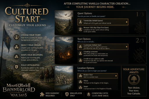 Cultured Start Reupdated 1.4+