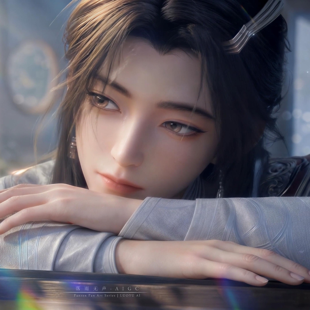 凌玉灵倚窗-凡人修仙传-落雨无声 preview