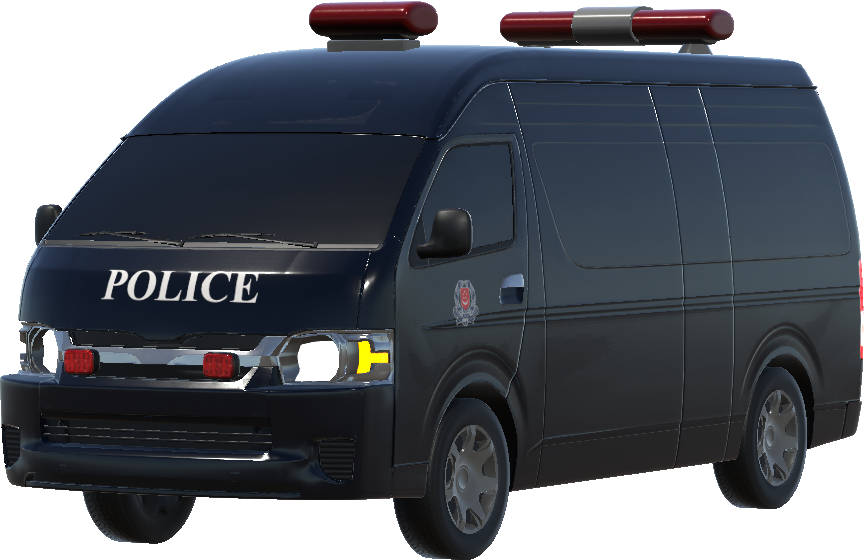 SPF Police Van (Old Livery)