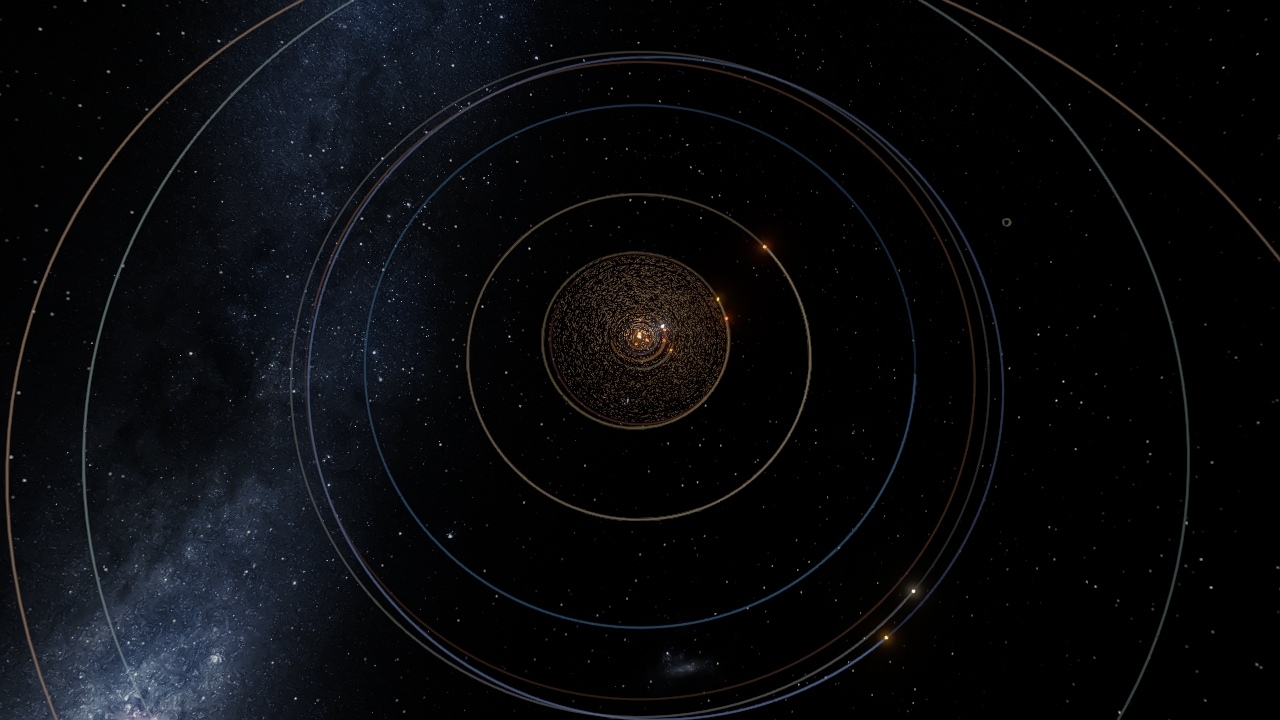 solar system 4.5 billllllllllion years ago but better yay yeah