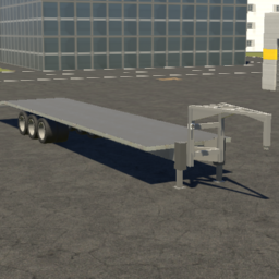 40' Flatbed Car Trailer