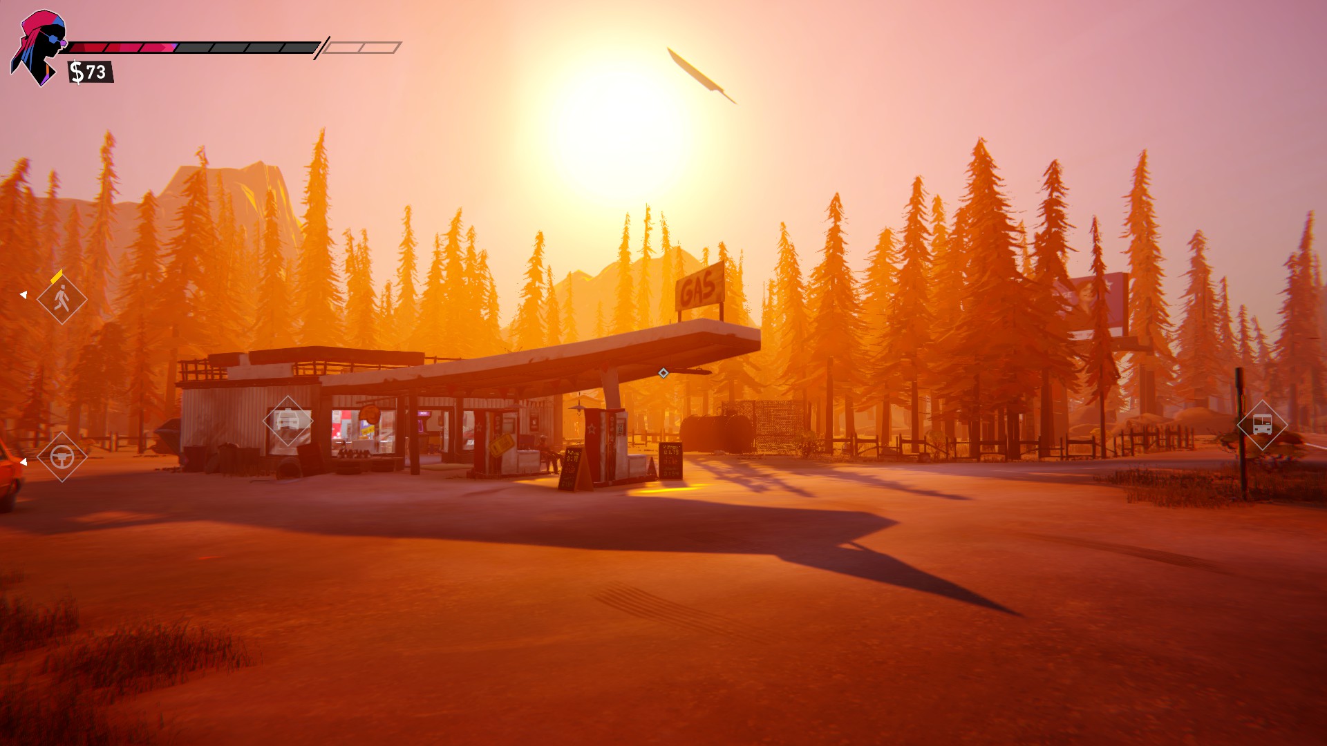 Скриншот игрового процесса Road 96