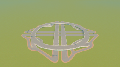 Smooth Large Roundabout