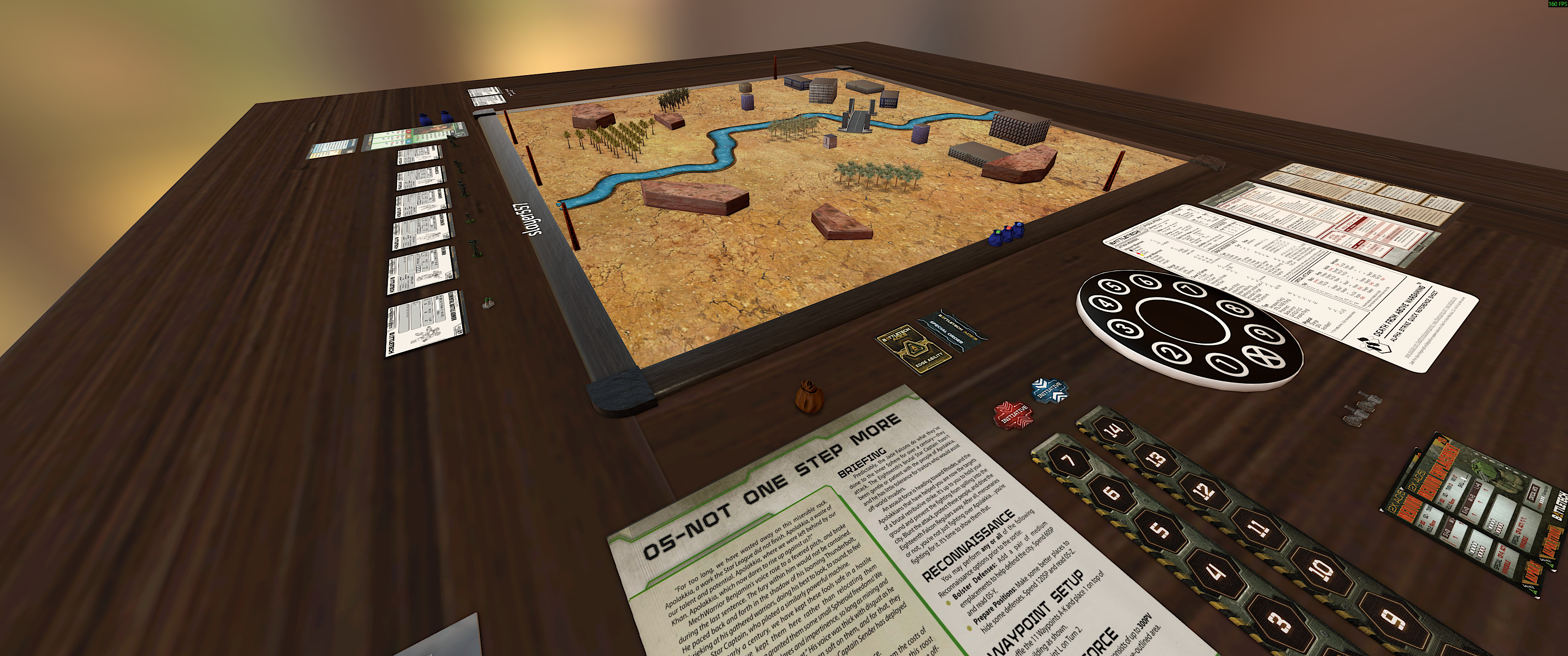 Battletech Aces Scouring Sands Campaign: Scenario 05 - Not One Step More