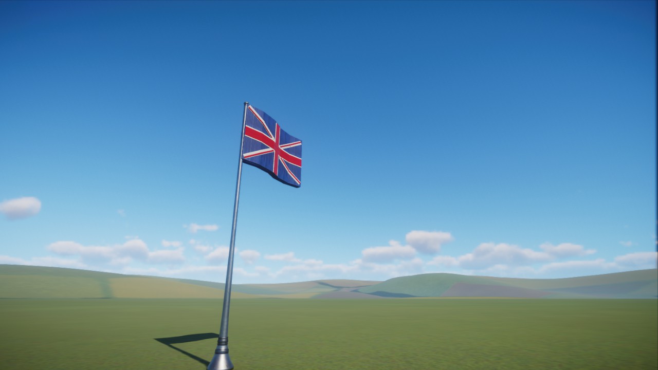 Waving Union Jack (Flag of the United Kingdom) by Haribo
