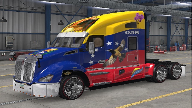 skin paintjob Venezuela kenworth T680