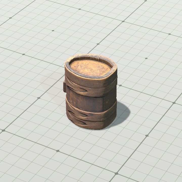 Keg, Rum, 1776 (Upright)