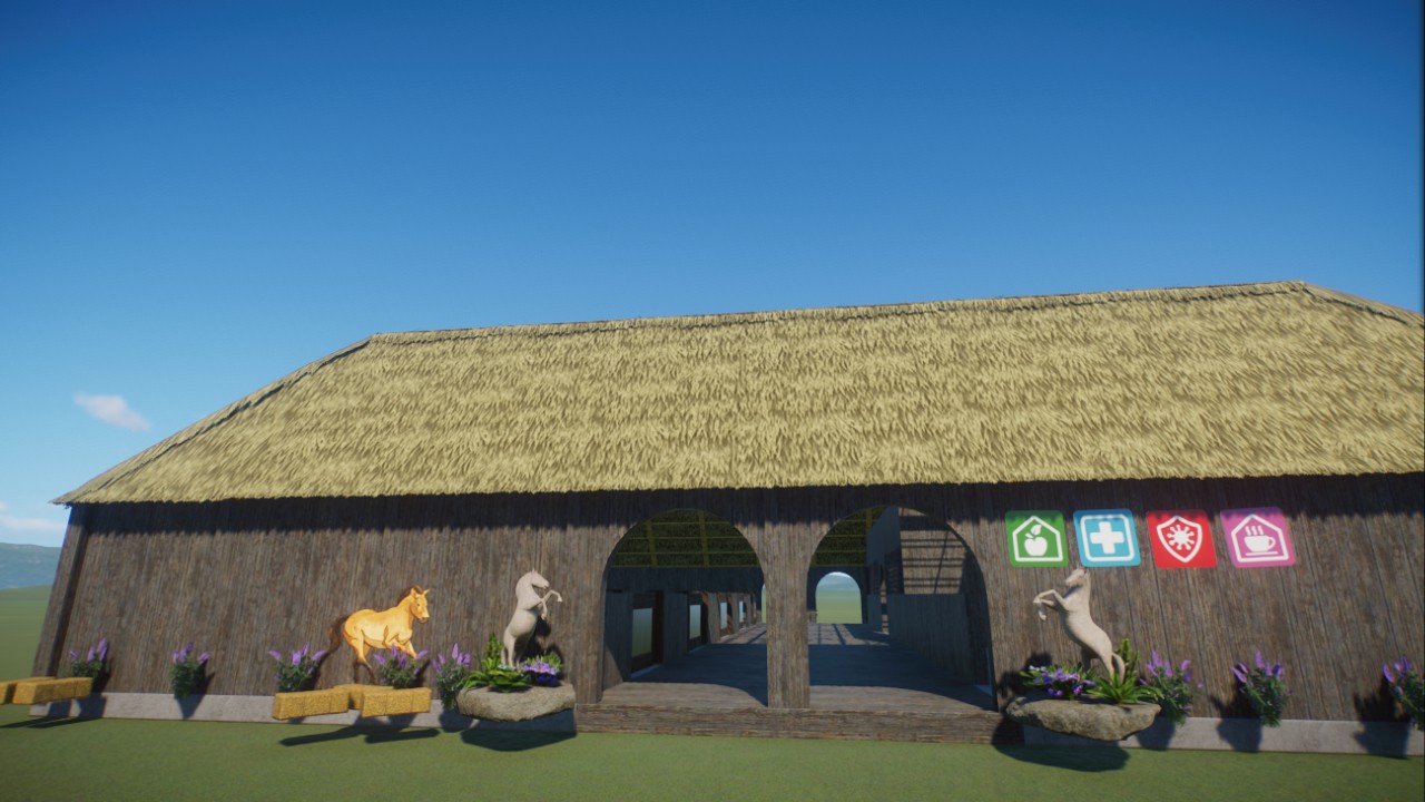 Large Stables with staff