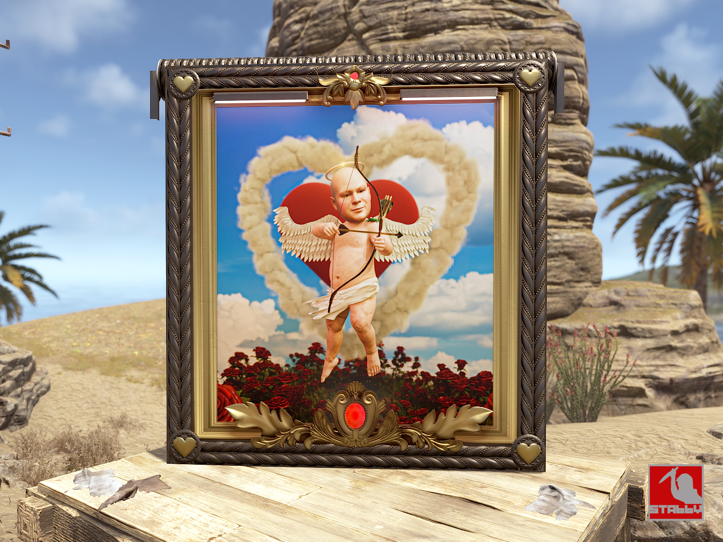 Cupid's Arrow Garage Door thumbnail 4