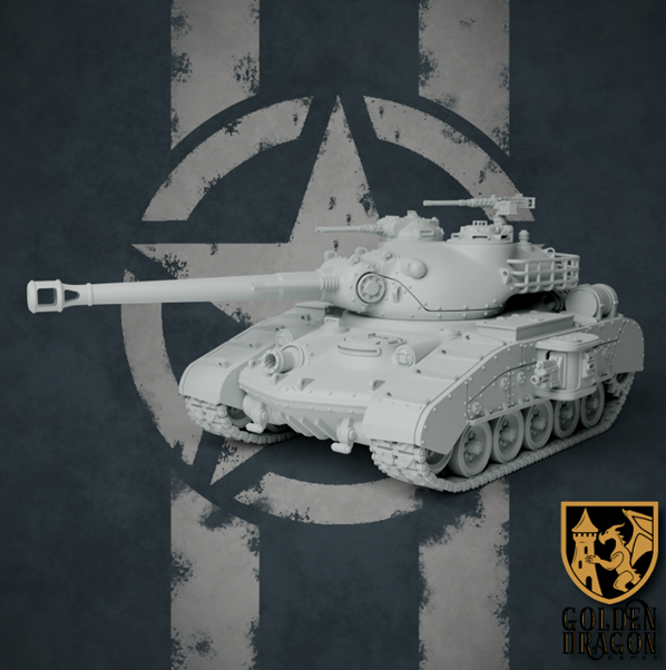 MARCHER Empires At War: (USA) M46 Grizzly Heavy Tank