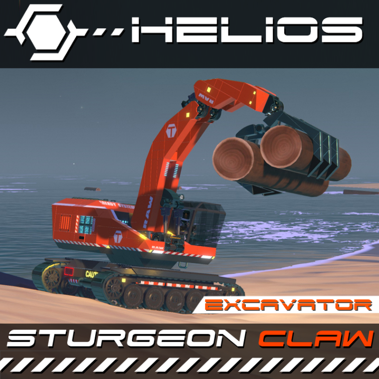 HELIOS 'Sturgeon' Excavator (Claw Version)