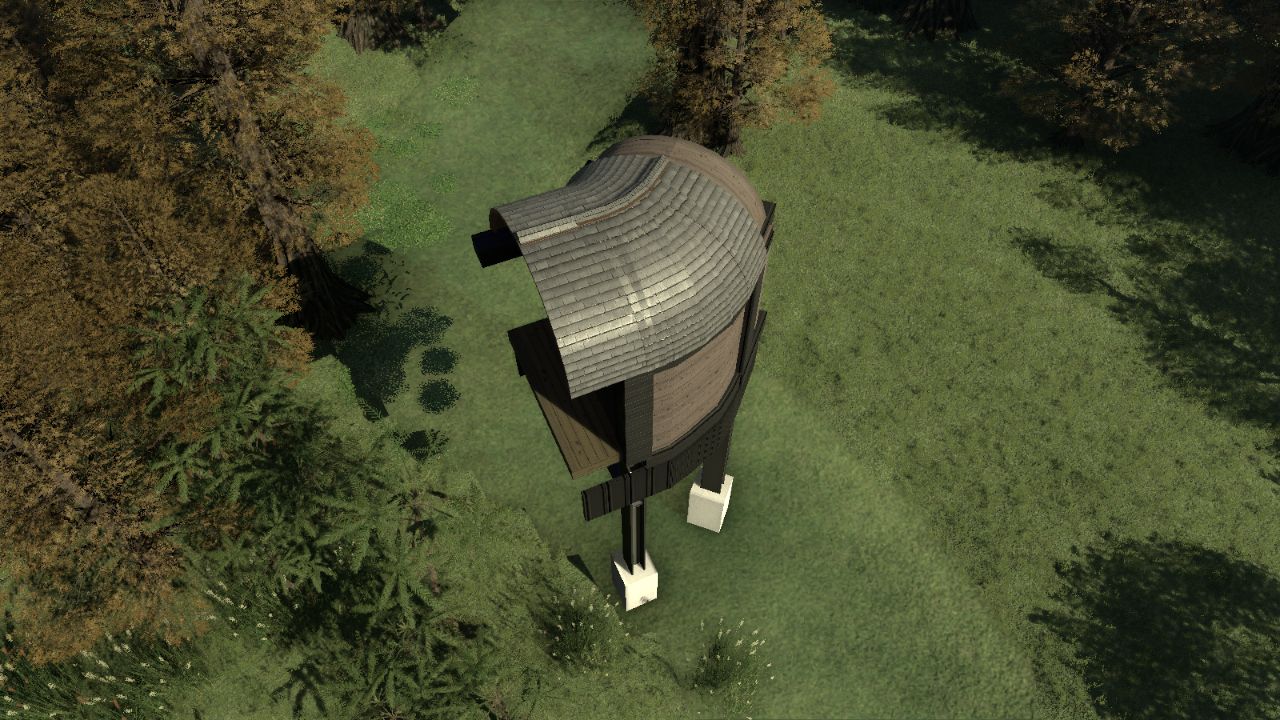 Raised Walkway A3 45-Degree Left Turn (The Pro-Naturalist Pack)