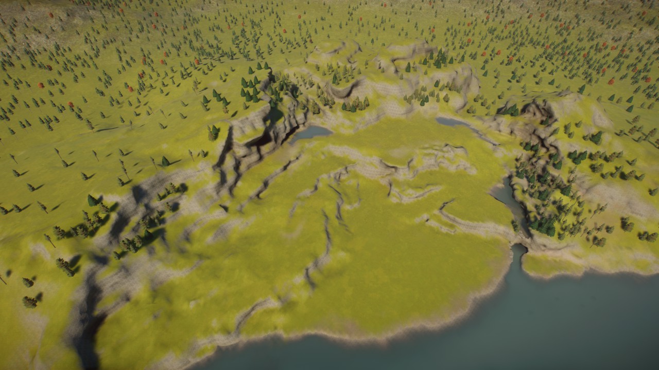 Taiga valley map