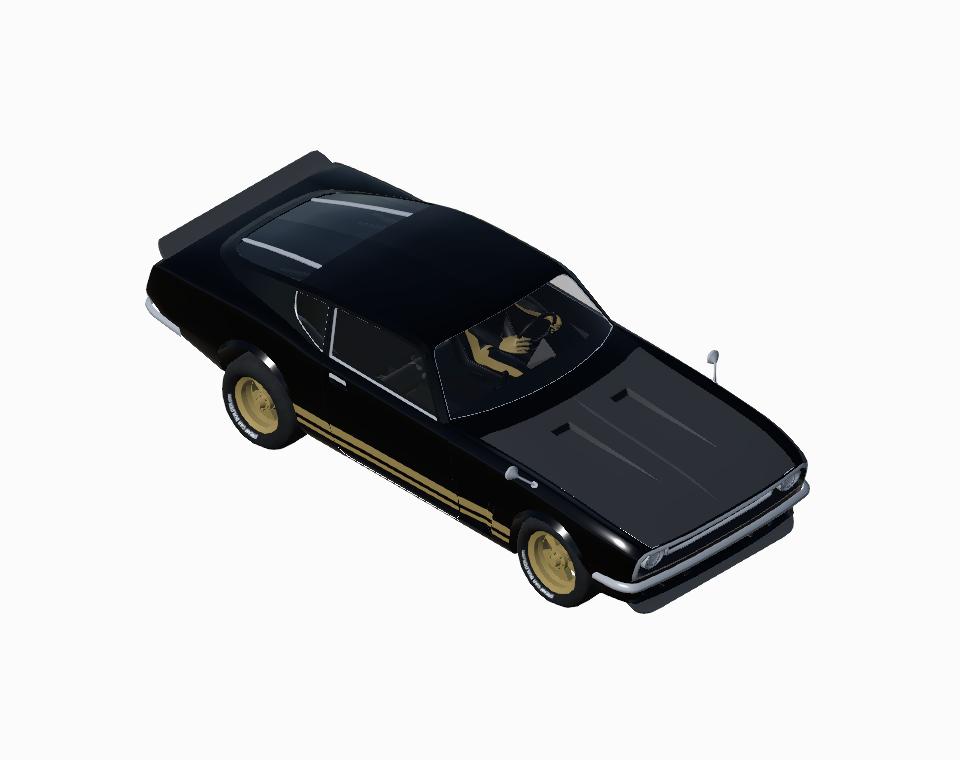 70 track musle car