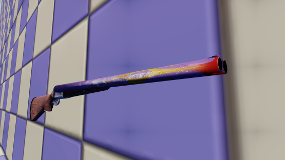 Hot Rod Double Barrel Shotgun