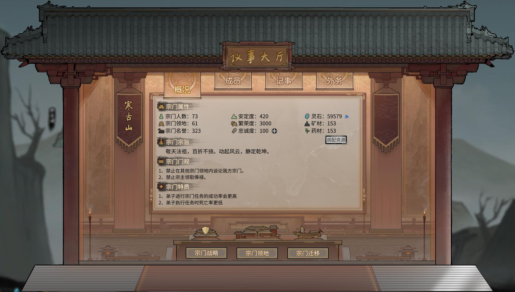 永宁州木修小宗门
