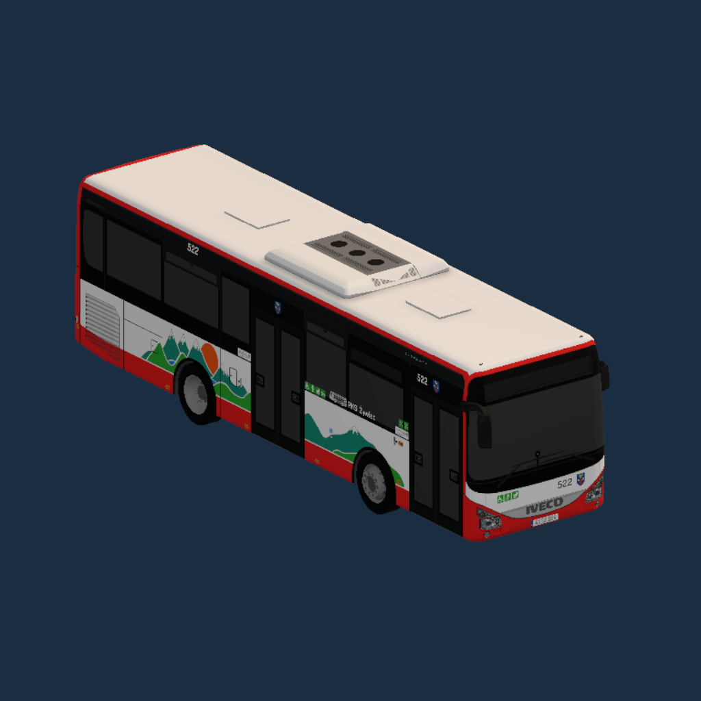 PKS Żywiec #522 - Iveco Crossway LE 10.8 (IST-2) (czerwone)
