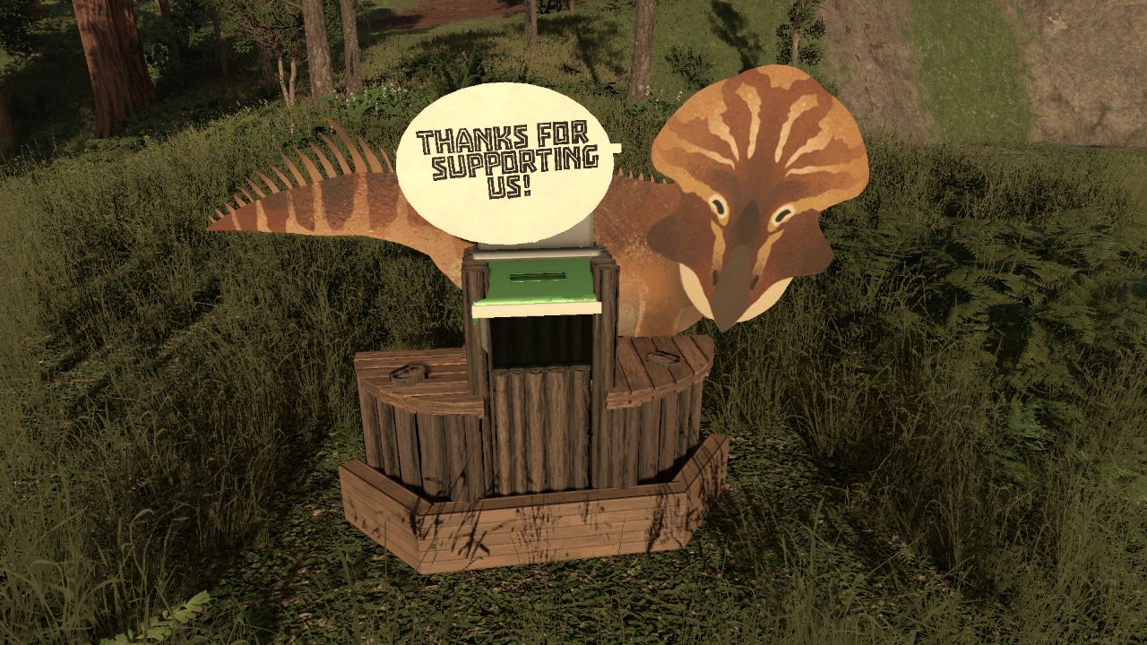 Protoceratops "Thank You" Donation Box