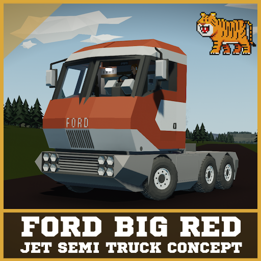 FORD Big Red (1964) Jet Semi-Truck Concept