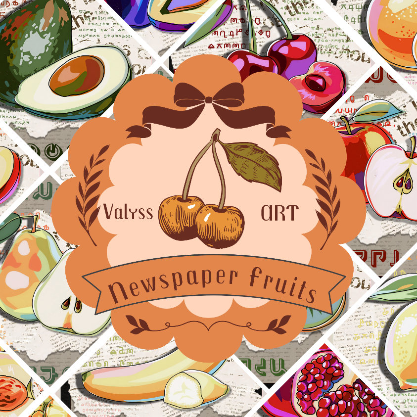 Valyss - Newspaper Fruits