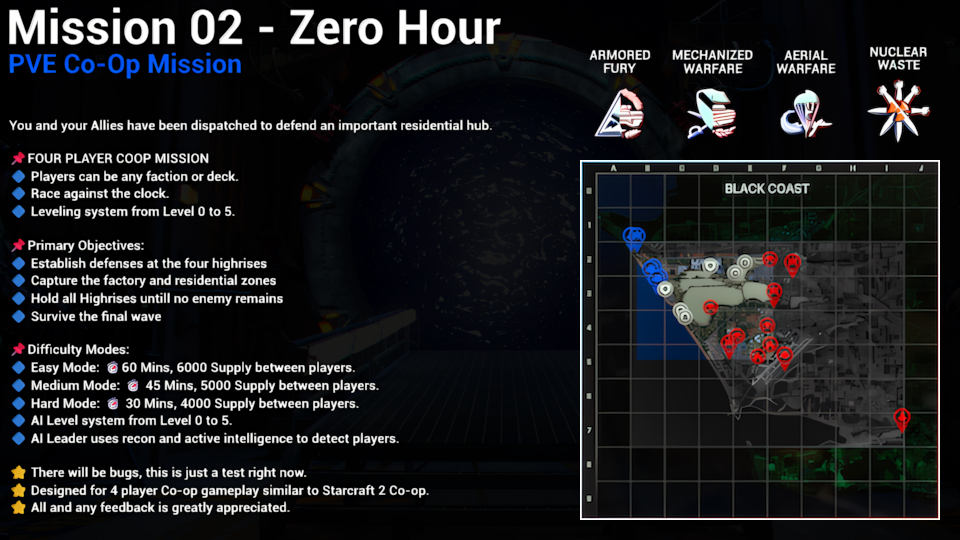 Mission 02 - Zero Hour  [PVE Co-Op Mission]