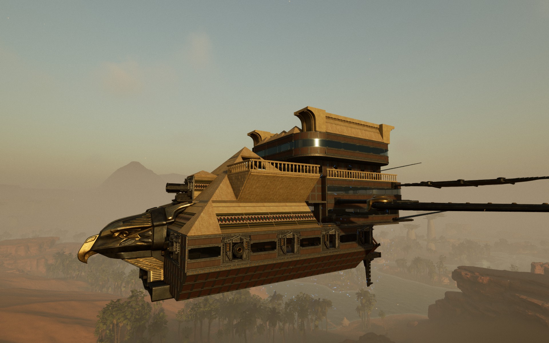 半金字塔隼级飞船Semi-Pyramid Falcon – Soulmask Mod