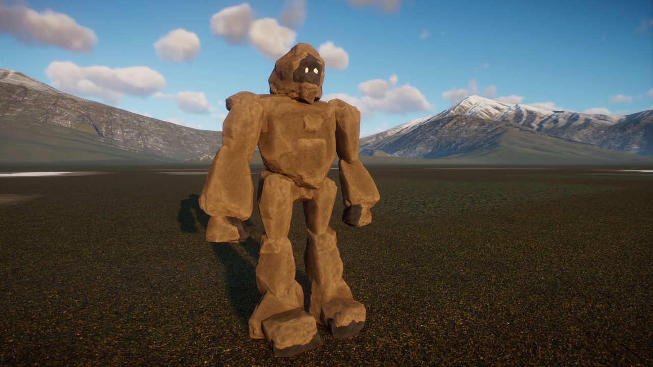 Faux rock Yeti