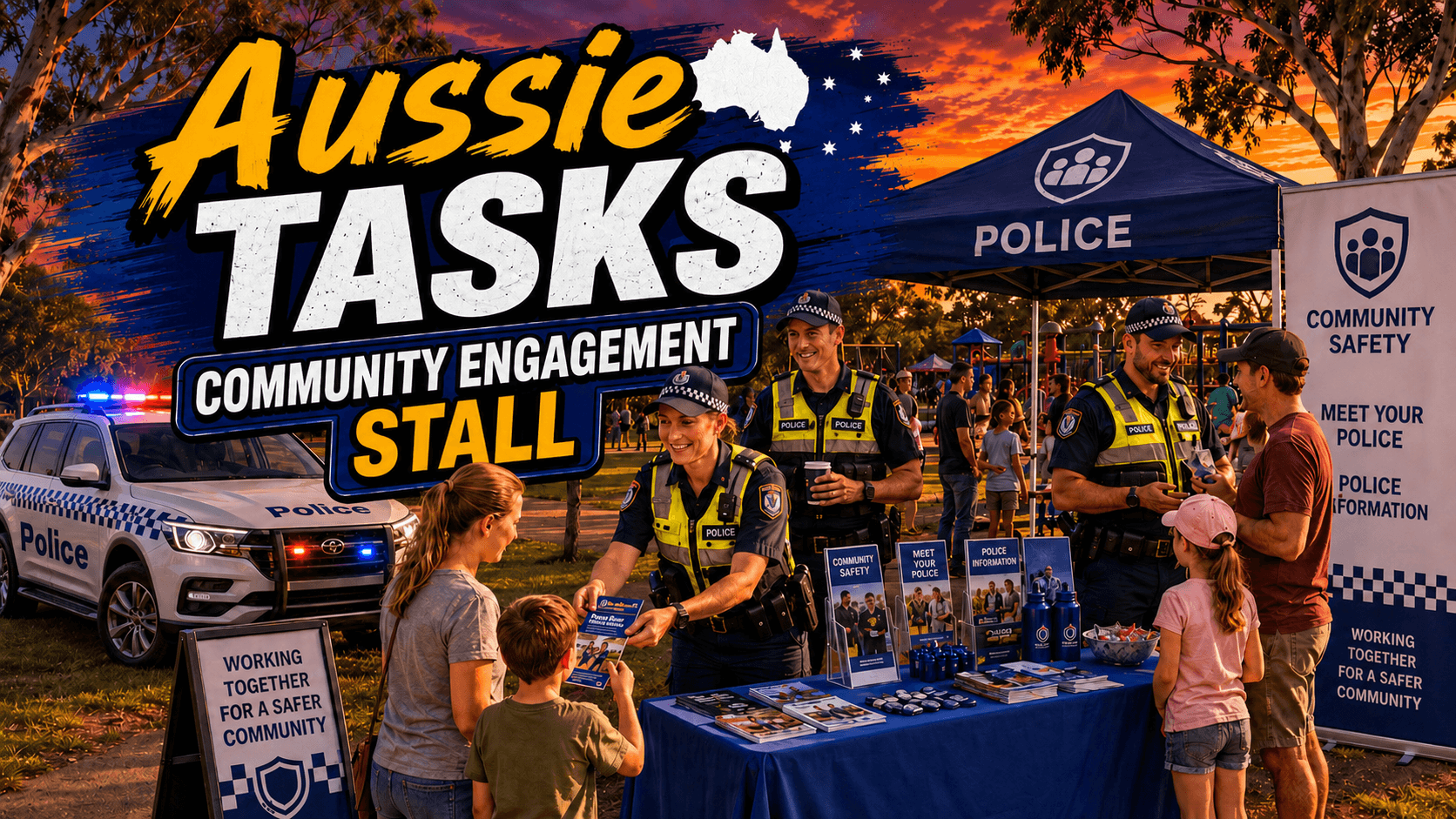 Aussie Callouts - Community Engagement Stall
