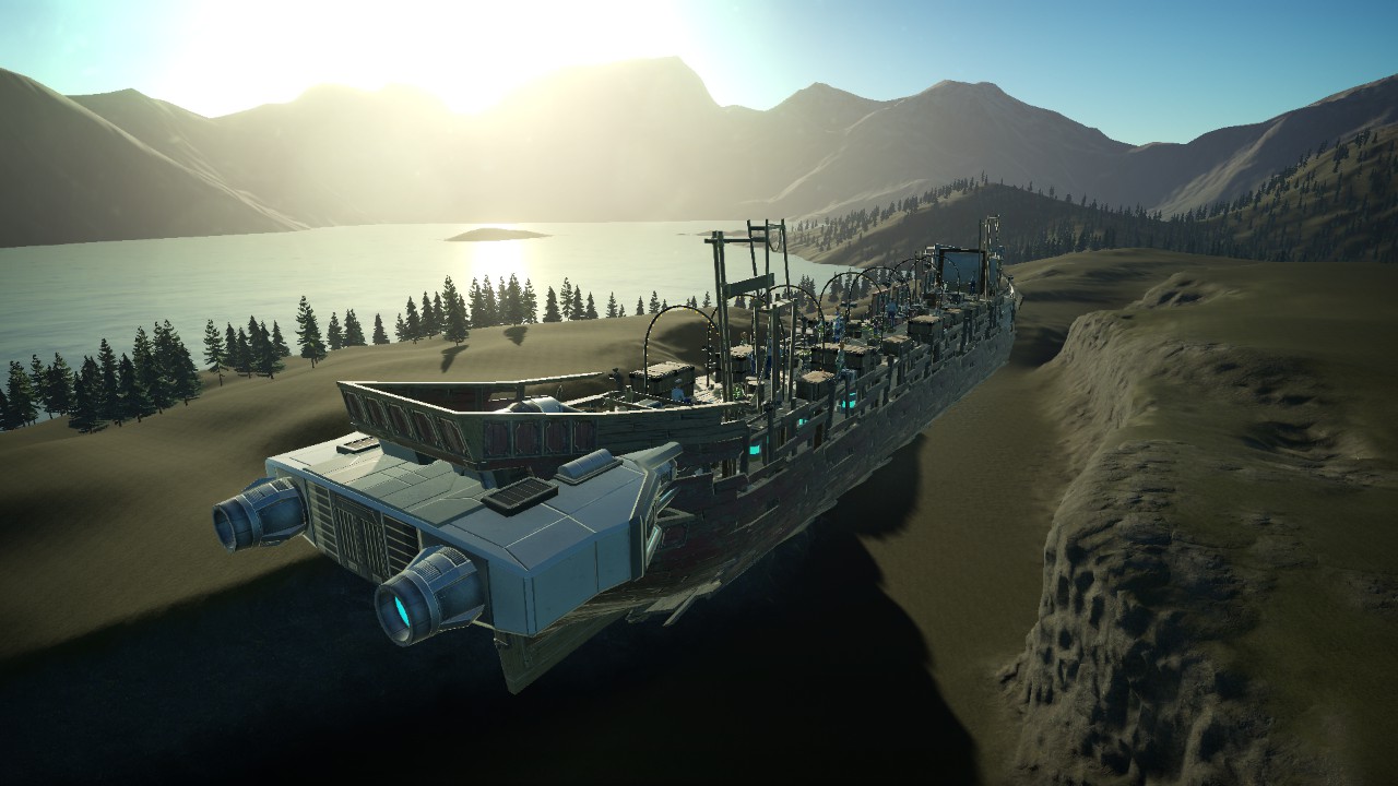 Sky the big ship
