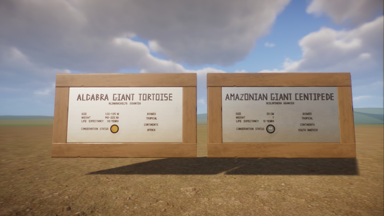 Aldabra Giant Tortoise and Amazonian Giant Centipede