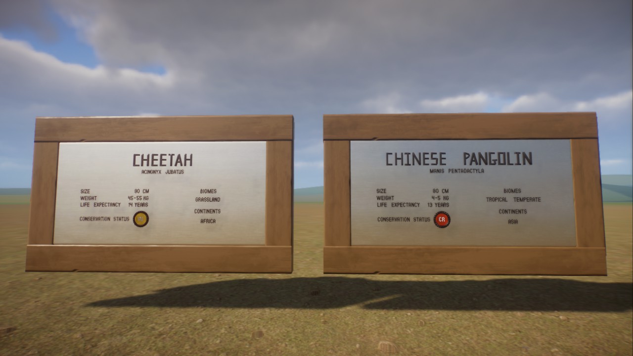 Cheetah and Chinese Pangolin