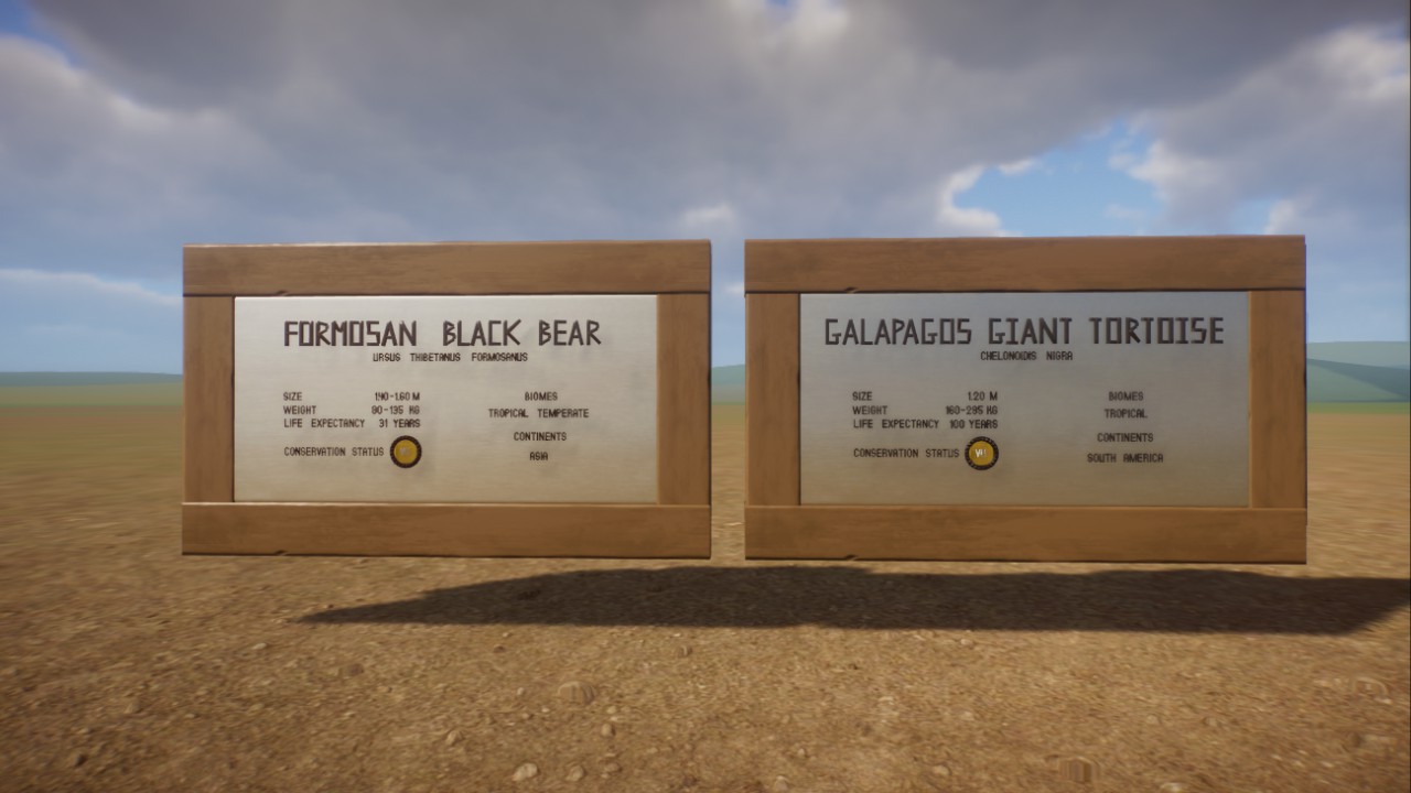 Formosan Black Bear and Galapagos Giant Tortoise
