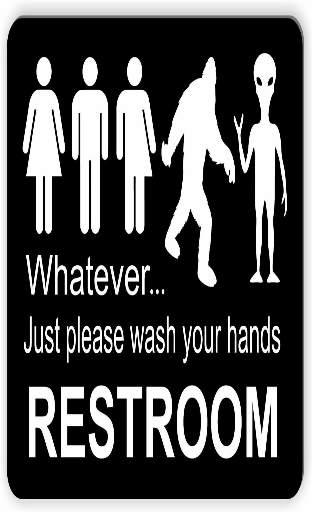 Omni restroom sign