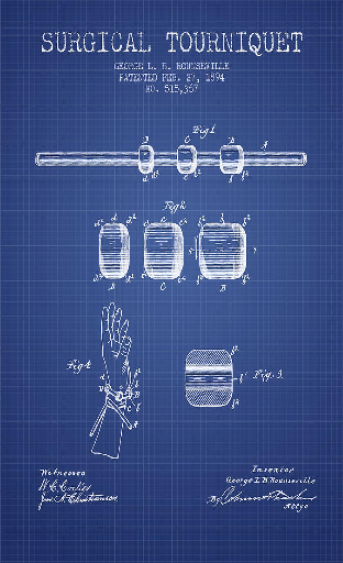 Surgical tourniquet blueprint