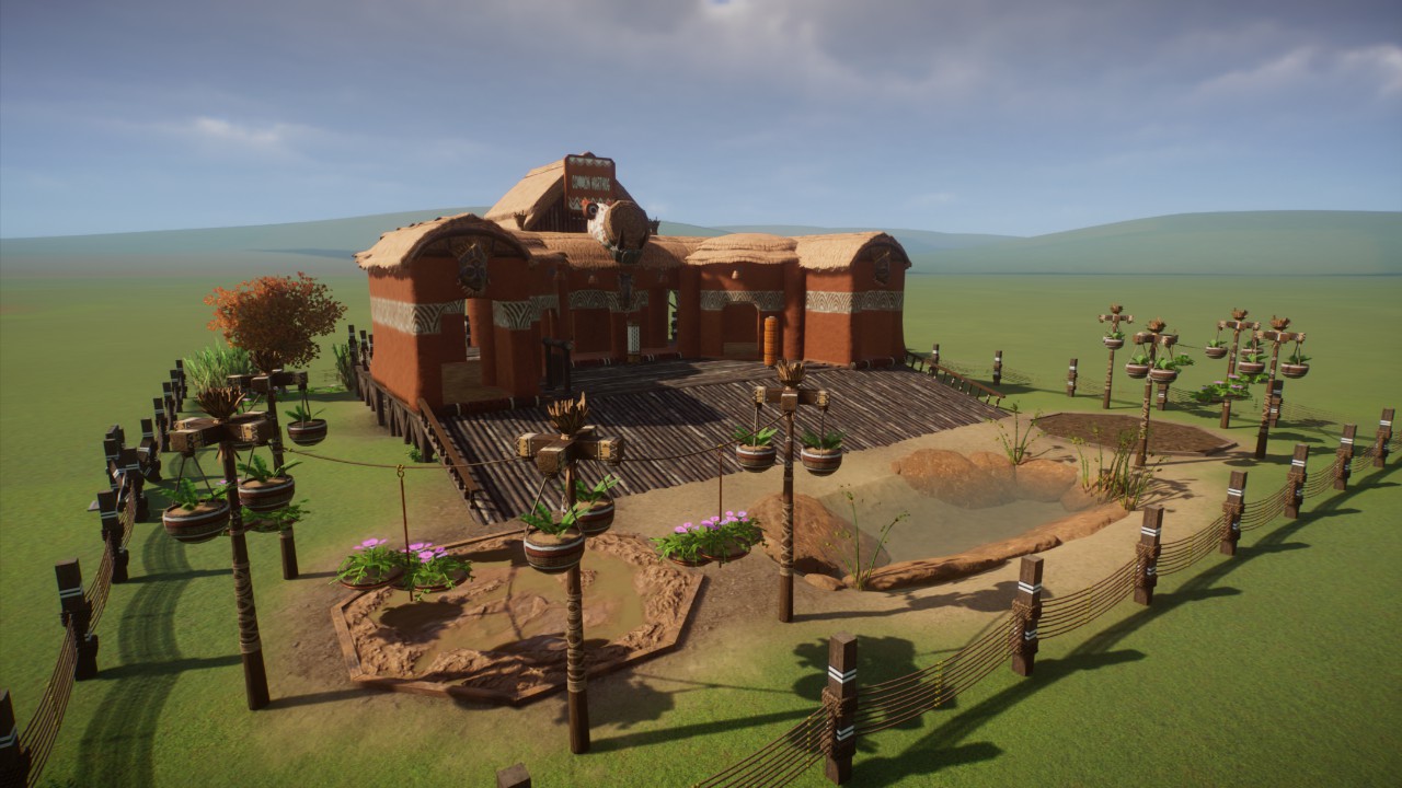 Common Warthog Habitat 10 x 4 m