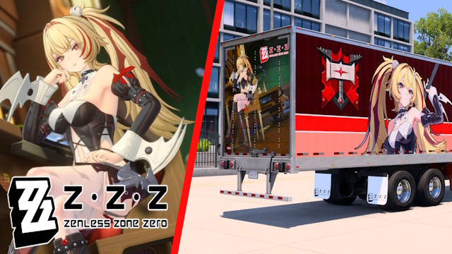 SCS Box Trailer Claret Flint - Zenless Zone Zero Skin preview