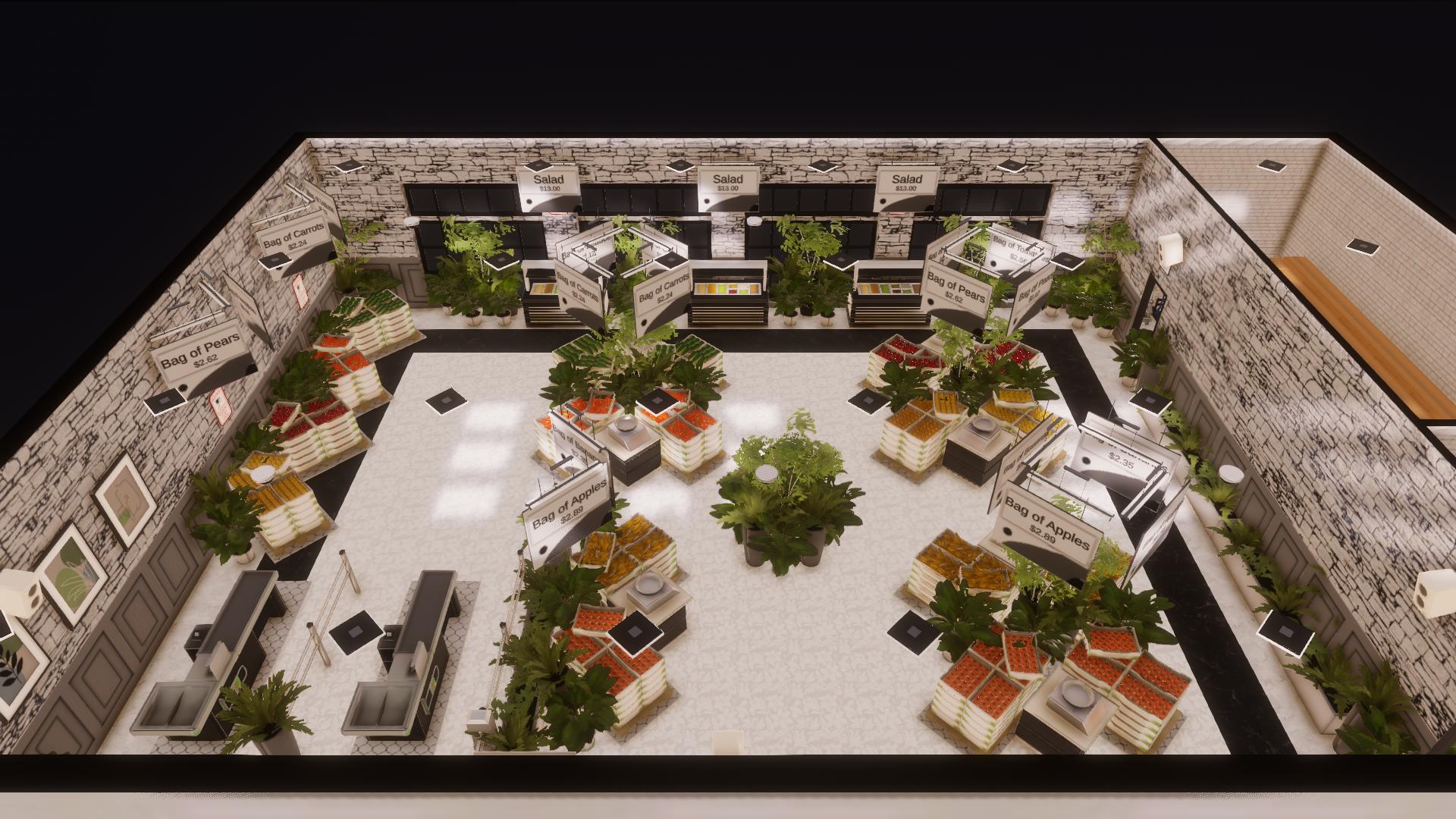 [JH] D2 Fruit & Veg Store (MAXED) Monotone