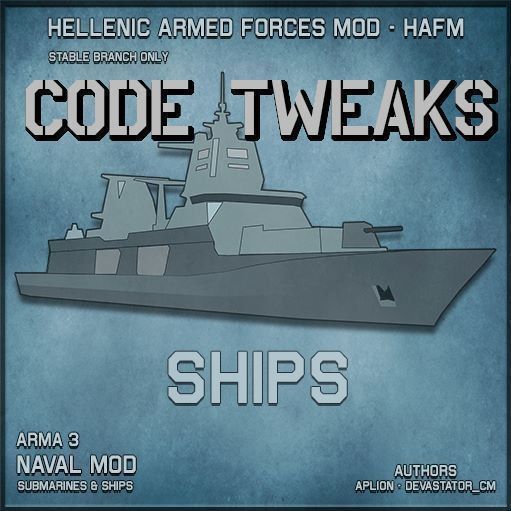 HAFM Navy Ships with Code Tweaks